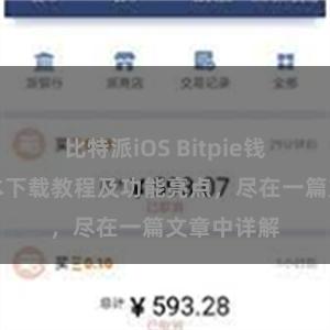 比特派iOS Bitpie钱包最新版本下载教程及功能亮点，尽在一篇文章中详解