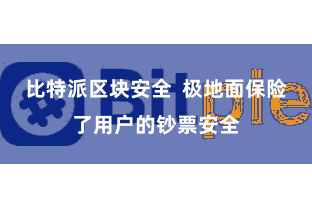 比特派区块安全  极地面保险了用户的钞票安全